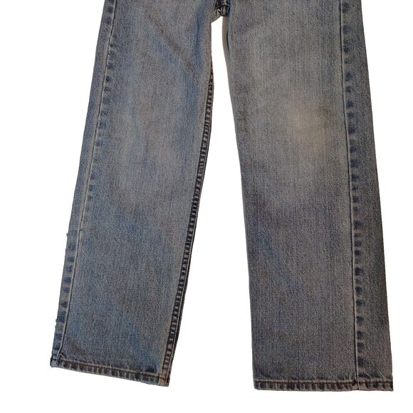 Levis 550 Relaxed Fit Jeans Boys Size 10 Reg 25x25 Casual Outdoors Dark Wash - Picture 3 of 8